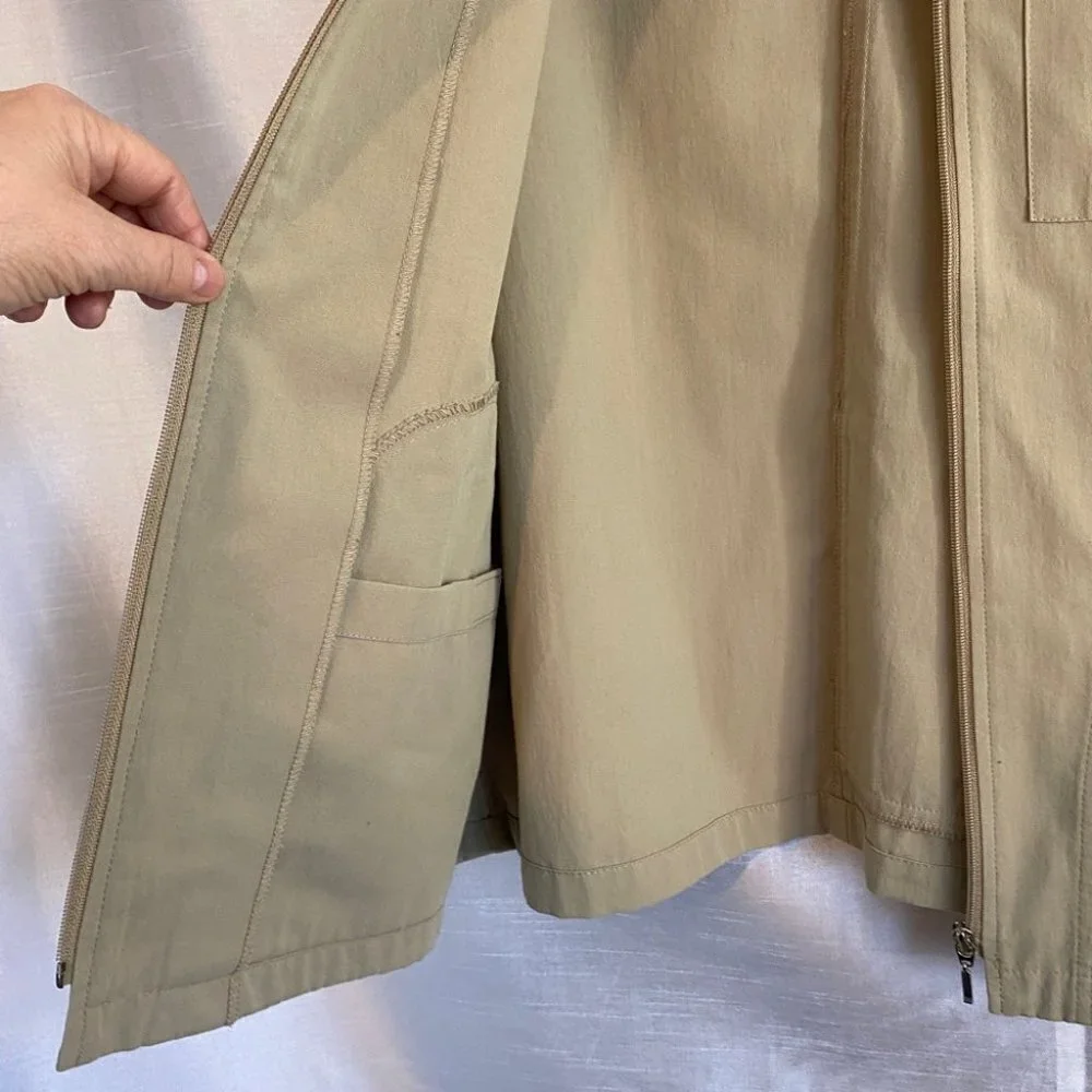 Vintage Beige Travel Wear by Glensport Hiking  Vest Ladies 14 - Picture 9 of 15